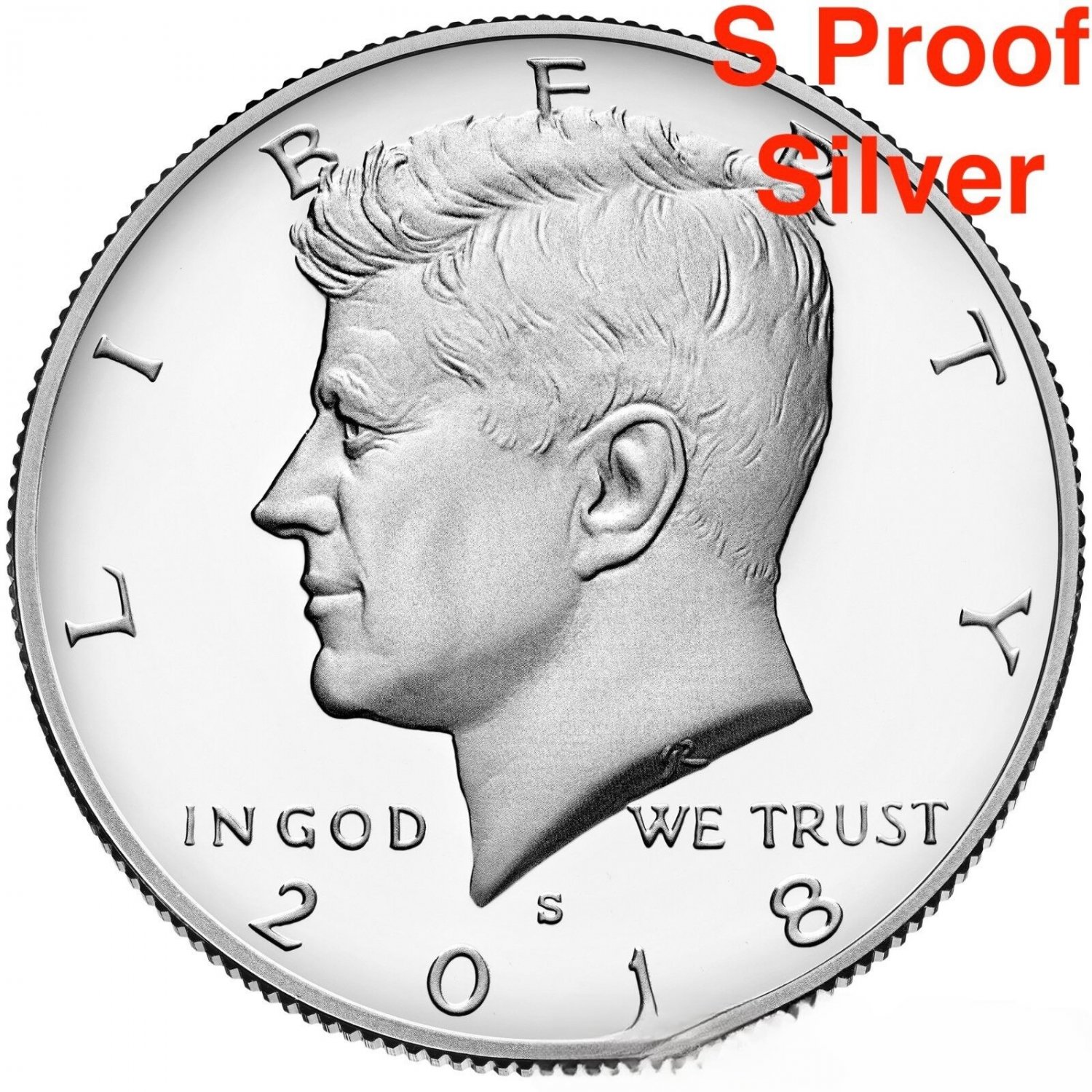 2018 S 90% Silver Half Dollar Proof Mint Kenedy 50 Cent Uncirculated 1 US Coin