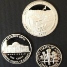3 US Coins 2014 Dime Nickel Quarter Great Smoky National Park Clad S Proof 5¢10¢ 25¢ d 2013