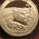1 US Coin S Clad Proof SHENANDOAH National Park 2014 QUARTER NEW US Mint Set Virginia 25¢