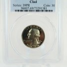Rare Bicentennial Proof Clad 1976 S Washington Quarter 25c PCGS PR69DCAM 1 US Coin