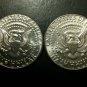 2 US Coins PD Kennedy Half Dollar 1988 Set AU BU Clad no Silver US 50 Cent Quarter Mint