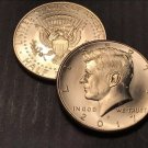 2017 PD Kennedy Half Dollars Kenedy MINT ROLL Clad 50¢ 2 US Coins Uncirculated