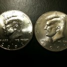 PD Kennedy Half Dollar 2001 Set GEM BU From MINT ROLL Clad No Silver 50 Cent 2 US Coins
