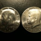 2 US Coins PD Kennedy Half Dollar 1979 Set AUBU Clad no Silver 50 Cent About UNC MS Mint