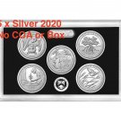 2020 Tallgrass NO Box COA S 99.9% SILVER Quarters Mint Proof Set Samoa Bat 5 US Coins