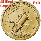 2020 Best PD Hubble Space Telescope American Innovation MD Dollars NASA 2 US Coins