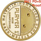 2021 Proof New Hampshire Innovation Dollars Player1 Game 3 US Coins BEST PDS