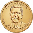 2 US Coins 2016 Ronald Reagan Presidential Golden Dollars Best Price PD
