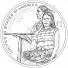 2014 SACAGAWEA Native American Hospitality Lewis and Clark Golden Dollar PD 2 US Coins
