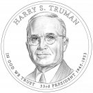 $2 Coin Set 2015 PD Harry S Truman Presidential Golden Dollar US MINT Roll 2 US Coins