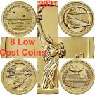 8 US Coins NEW P D Low Cost 2021 PD Innovation Dollar Subscription All NH VA NY NC