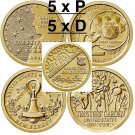 2018 2019 Best PD 10 US Coins Innovation Dollar All Issue BU Set Intro DC DE PA NJ GA