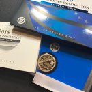 1 US Coin 2018 S PROOF American Innovation New Dollar BOX COA Best Grade 2019 DP