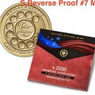 1 US Coin 2020 S REVERSE PROOF Telephone Dial Innovation MA $1 Dollar Box PD Bell