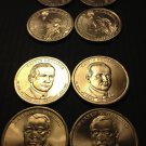 2014 8 US Coins Set PD All Presidential Dollars Harding Coolidge Hoover Roosevelt