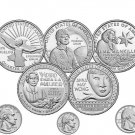 2022 All 15 US Coins American Women Wong Quarters Complete Set PDS Maya Angelou