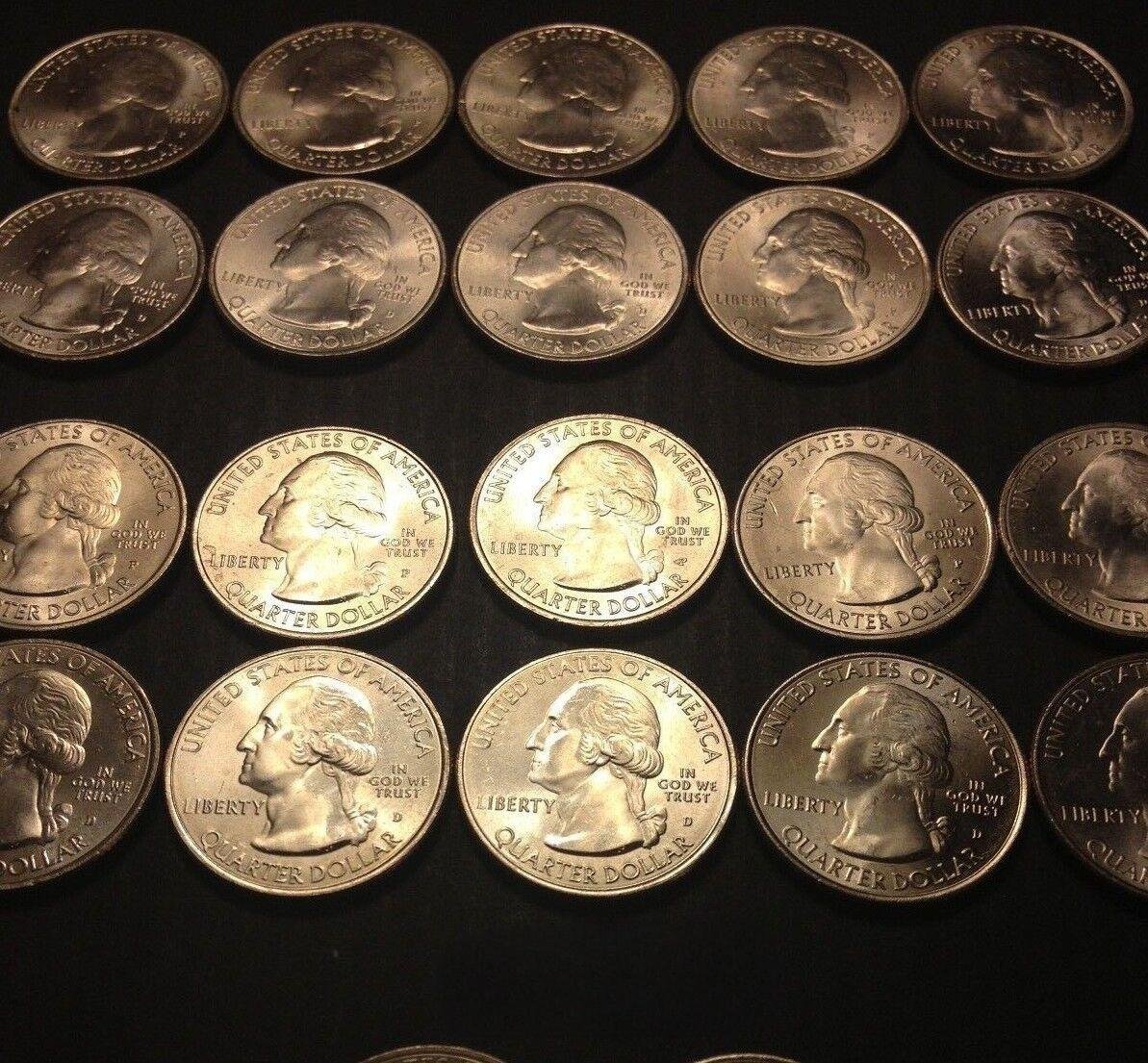 Complete 2015 15 US Coins Set PDS Homestead Kisatchi BlueRidge Bombay Saratoga