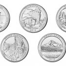 2015 2018 Pictured Rock Shawnee Ozark etc Park Quarters 2nd Fun Bag PD 12 US Coins
