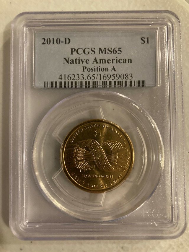 Position A Native American Registry Set Peace 2010 D Sacagawea Dollar PCGS 1 US Coin