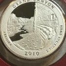 2010 S Mint 90% SILVER Proof Grand Canyon National Park QUARTER AZ ATB US Mint 1 US Coin
