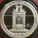 2010 1 US Coin S Proof Hot Springs National Park QUARTER US Mint BU AR 90% SILVER ATB