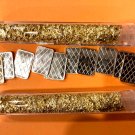 Pure .999 Fine Silver 10 US Coins Bars Bullion Estate Lot 4 Vials Gold flakes Rare