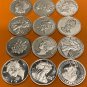 Lot Designs 20 US Coins Rounds Pure .999 Fine Silver Premium Rare New Bullion Estate