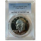 1 US Coin 1976 S Ike Eisenhower Dollar $1 PCGS PR69CAM Proof Type Bicentennial 1776