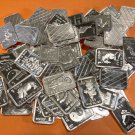 Pure .999 Fine Silver Bars Bullion Estate Lot Assorted Designs 60 US Coins BARS