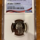 STAR Cameo Rare Bicentennial Proof 1976 S Washington Quarter 25c NGC PR68 1 US Coin