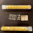 20 US Coins Fine PURE .999 Silver Bars Bullion Estate Lot 8 Vials Gold flakes 