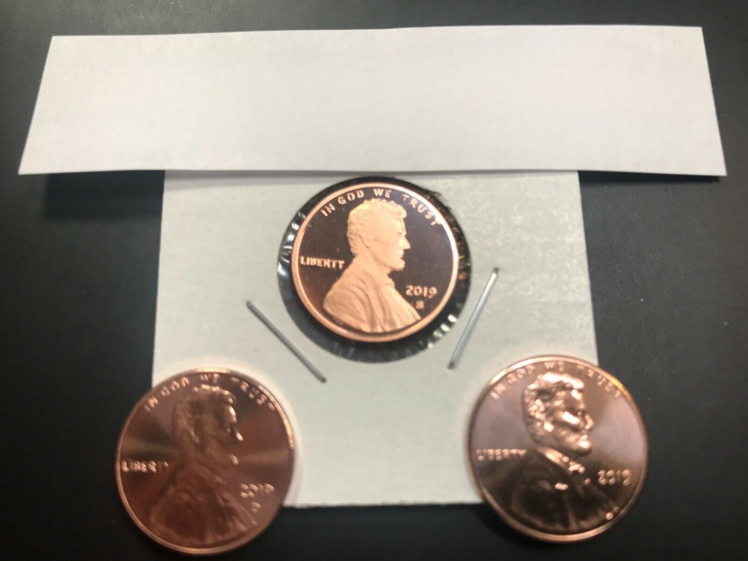2019 S Proof Lincoln Shield US MINT SET UNCIRCULATED Penny PDS 3 US Coins