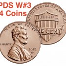 4 US Coins 2019 UNCIRCULATED Lincoln Union Shield Proof West Point Penny PDWS