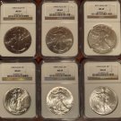 1 US Coin PCGS NGC Graded Unc .999 Estate Coin Lot US American Silver Eagle
