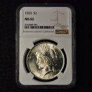 1 US Coin Estate Lot US Silver Dollars PCGS NGC Peace BU UNC MS