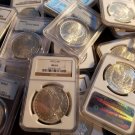All MS62 Estate 1 US Coin Lot US Morgan Silver Dollar PCGS or NGC Certified
