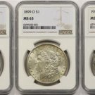 1 US Coin MS63 Morgan Silver Dollars PCGS NGC PSO Mints Coin Lot 1878 1904