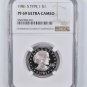 1 US Coin 1981 S NGC $1 SBA Susan B Anthony Dollar NGC PF69 Ultra Cameo Rare Type 1