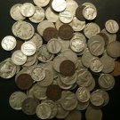 4 US Coins Old US Silver Lot Buffalo V Nickels Indian Cent Mercury Iconic Estate Set