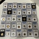 PCGS NGC GRADED US COIN CLAD SILVER ESTATE 10 YEARS 1 US Coin SLAB LOT