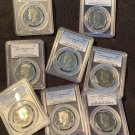 10 YEARS OLD PCGS NGC GRADED KENNEDY HALF DOLLAR 1 US Coin SLAB LOT CLAD SILVER