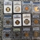 ESTATE 10 YEARS PCGS NGC GRADED US COIN 2 US Coins SLAB LOT CLAD SILVER