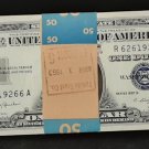 $1 Silver Certificate Crisp UNC Consecutive From Pack CU Uncirculated Lot