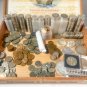 LIQUIDATION SALE Cigar Box Mixed 42 US Coins Lot Vintage