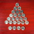 Gem Brilliant Uncirculated 25 US Coins BU 90% Silver Roosevelt Dimes Grab Bag