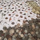 40 US Coins Vintage Collection Lot Silver Cent Banknotes