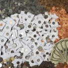 ESTATE LOT OLD 35 US Coins SILVER COIN RARE BANKNOTES