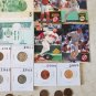 33 US Coins Large Estate Lot Coin Collection Baseball Cards Stamps More