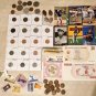 Large Estate Lot 61 US Coin Gold Collection Baseball Cards Banknotes Stamps