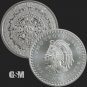 BU 1 US Coin 2 oz .999 Silver Aztec Calendar Stone Eagle Warrior Emperor of Tenochtitlan
